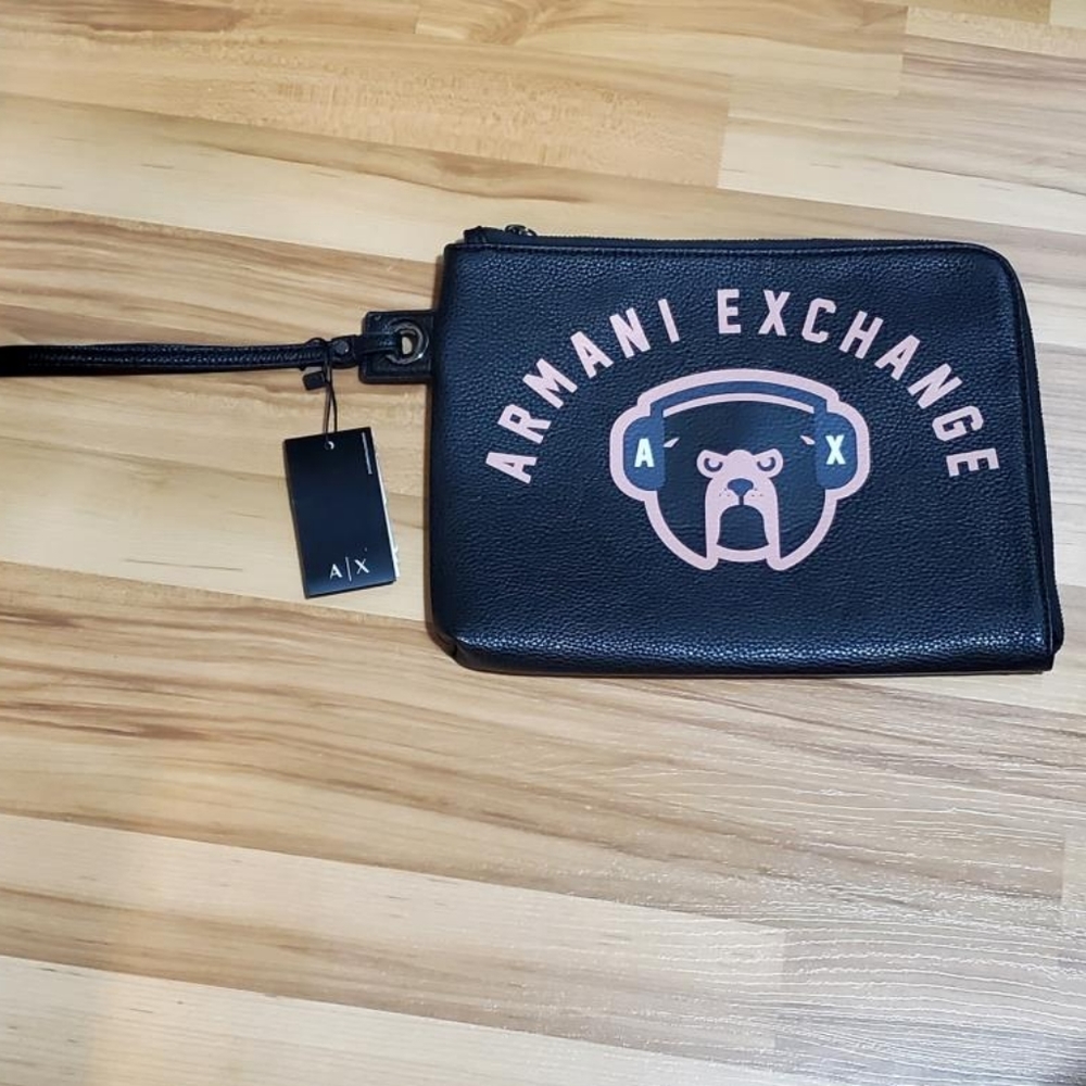 Armani Exchange Unisex Pouch Bag